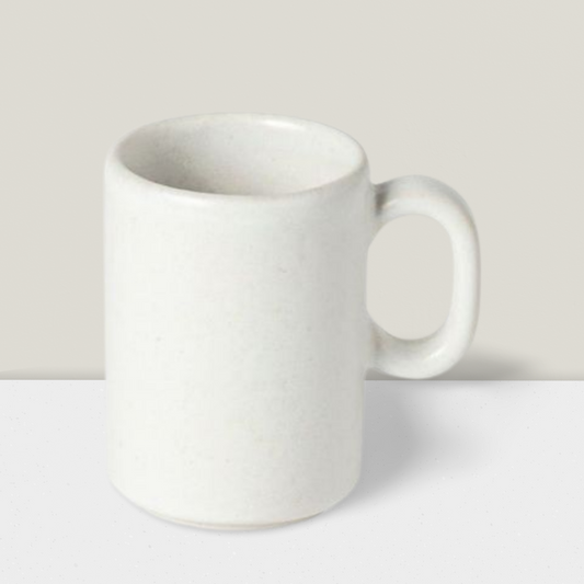 כוס אספרסו - חום/לבן עם ידית 70 מ׳׳ל