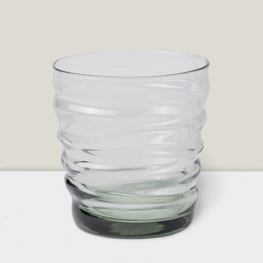 כוס דריפ/לאטה - זכוכית שחורה - 300 מ׳׳ל
