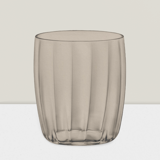 כוס מים - זכוכית שקופה אשליה אופטית - 300 מ׳׳ל
